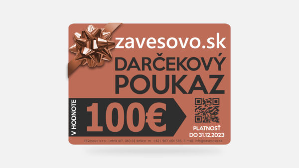 Darčekový poukaz 100 Eur