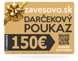 Prémiový vianočný darček v hodnote 150€ od zavesovo.sk na výrobu záclon a závesov aj blockout na mieru. Darček je vhodný pre tých, ktorí zariaďujú alebo renovujú svoje obytné priestory.